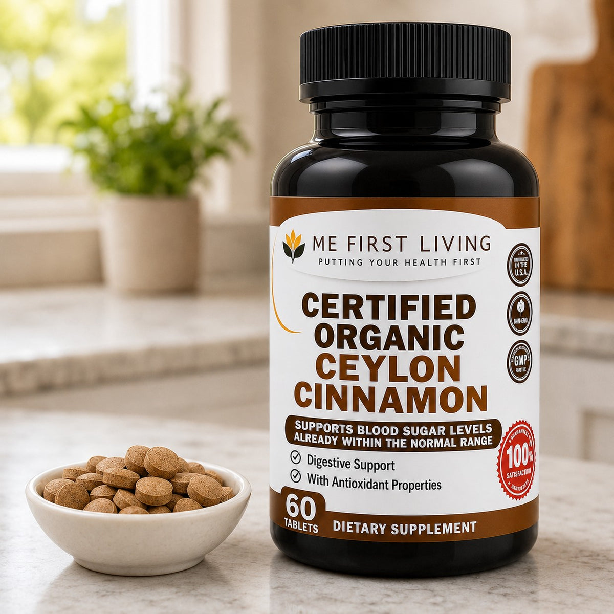 organic cinnamon for plants Ceylon Cinnamon Capsules: Pure & Natural by Me First Living