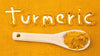 turmeric in spoon