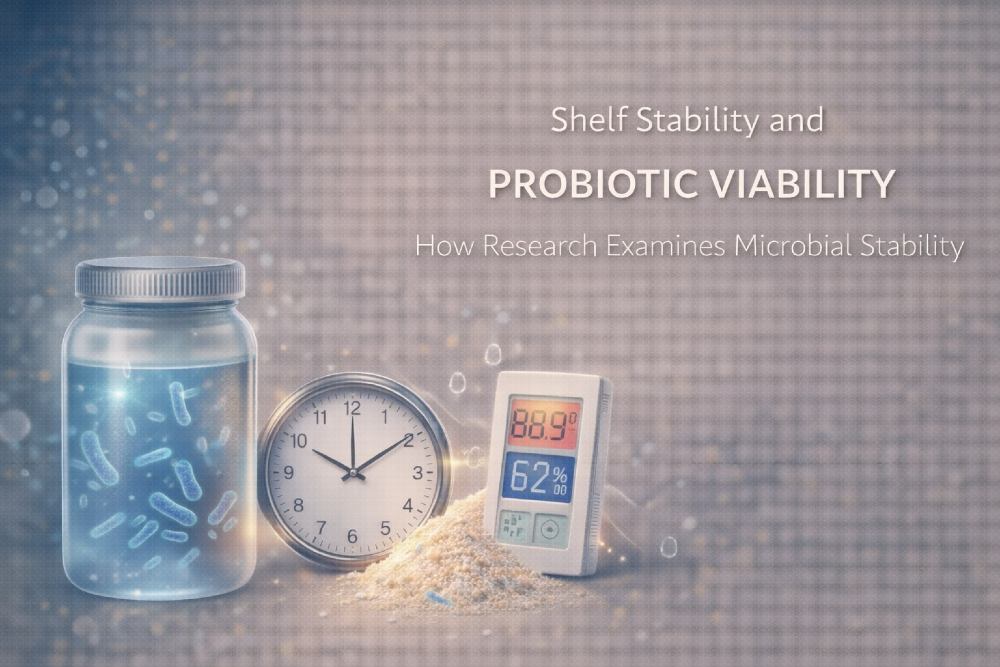 Shelf Stability and Probiotic Viability in Research – Me First Living