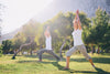 people doing yoga