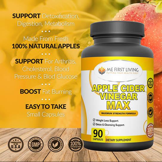 Buy Apple Cider Vinegar Capsules Me First Living